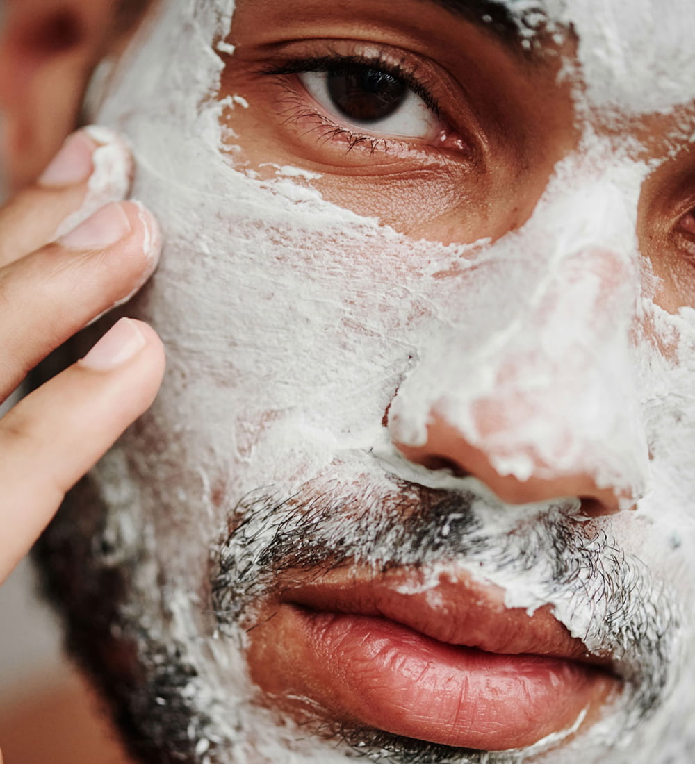 A Man with Facials on the Face | Facials Service in New York, NY | CONTŌR