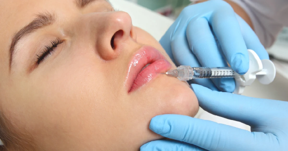 woman receiving Lip Enhancement in New York, NY