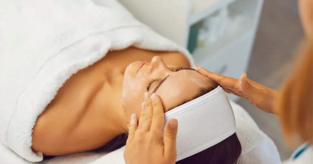 Woman with balanced, refreshed skin, showcasing the subtle and natural results of facial balancing